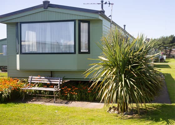 Holiday park lodges and static caravans
